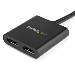 STARTECH.COM DISPLAYPORT TO 2X DISPLAYPORT ADAPTER, 4K, 3YR (MSTDP122DP)