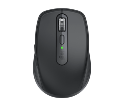 Logitech MX Anywhere 3 Mouse - Bluetooth/Radio Frequency - USB - Darkfield - 6 Button(s) - Graphite - 910-005992