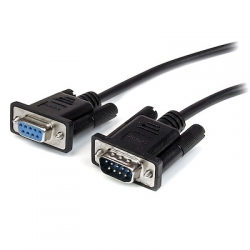 STARTECH.COM 2M DB9/RS232 SERIAL CABLE, M TO F, BLACK , LTW  MXT1002MBK
