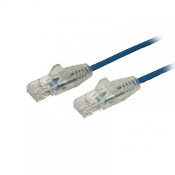 STARTECH.COM 2.5M CAT6 CABLE, RJ45 PATCH CORD, SNAGLESS, SLIM, LSZH, BLUE, LTW N6PAT250CMBLS