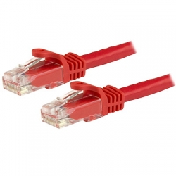 STARTECH.COM CAT6 ETHERNET CABLE 3M RED 650MHZ 100W SNAGLESS PATCH CORD LIFETIME WARR N6PATC3MRD