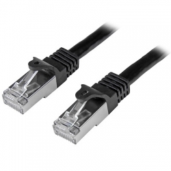 STARTECH 3M BLACK CAT6 SHIELDED GIGABIT NETWORK CABLE N6SPAT3MBK