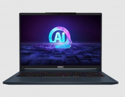 MSI Stealth Series Gaming Notebook 16" QHD AMD Ryzen™ AI 9 HX 370 Processor LPDDR5X 32GB 2TB SSD RTX 5080 GDDR7 16GB Windows11 Pro Stealth A16 AI+ A3XWIG-047AU