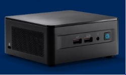 INTEL MINI NUC PC, i7-1360P, 16GB(1/2), 500GB SSD, WL, W11P, 3YR NBD NUC13H-I7-16-500
