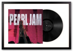 Vinyl Album Art Framed Pearl Jam Ten SM-88985376871-FD