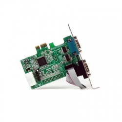 STARTECH.COM 2 PORT PCIe RS232 SERIAL ADAPTER CARD, LOW PROFILE, 2YR (PEX2S553)