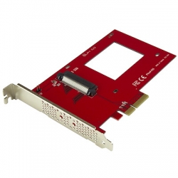 STARTECH.COM U.2 TO PCIe ADAPTER, PCIe 3.0 x 4 TO PCIe/NVMe, FOR 2.5" U.2 NVMe SSD, 2YR PEX4SFF8639
