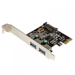 STARTECH.COM 2 PORT PCIe USB3.0 CARD, SATA POWER REQUIRED, LOW PROFILE, 2YR PEXUSB3S23