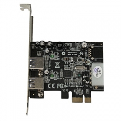 STARTECH.COM 2 PORT PCIe USB3.0 CARD, LOW PROFILE, UASP, 2YR (PEXUSB3S25)