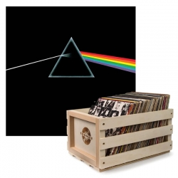 Crosley Record Storage Crate Pink Floyd The Dark Side Of The Moon Vinyl Album Bundle SM-88875184251-B