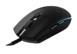 Logitech Wired Gaming Mouse: Pro Hero, 100 - 16,000 DPI, Mechanical Button, USB Wired Pro Hero