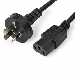 STARTECH.COM 2M POWER CORD, AS/NZS 3112 TO C13, KETTLE CABLE, BLACK, LTW PXTA1012M