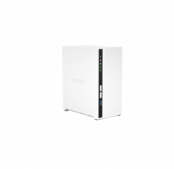 QNAP TS-233 , 2-bay NAS, ARM 2.0 Quad-core 2.0GHz processor, 2GB DDR4 RAM, 3.5" SATA HDDs, 1xUSB3.2, 2xUSB2.0, 1x GbE LAN, 2y RTB