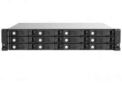 QNAP TL-R1220Sep-RP 12-bay 2U rackmount SAS 12Gbps JBOD expansion enclosure with SAS expander, 2.5:/3.5" SAS 12Gbps & SAS/SATA 6Gbps drives, 5 yr wty (NO RAIL)