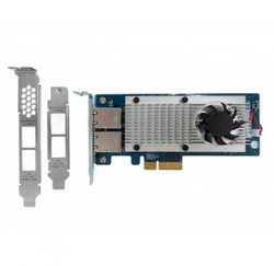 QNAP Dual 10GbE Ports with SR-IOV and iSCSI, Block-based, Supports Multiple Virtual Disk Modes[QXG-10G2T-X710]