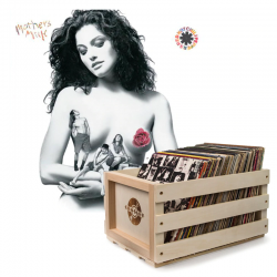 Crosley Record Storage Crate & Red Hot Chilli Peppers - Mothers Milk - Vinly Album Bundle UM-6981721-B