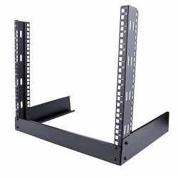 STARTECH 2-POST SERVER RACK FOR DESKTOPS - 8U OPEN FRAME RACK CABINET LTW RK8OD