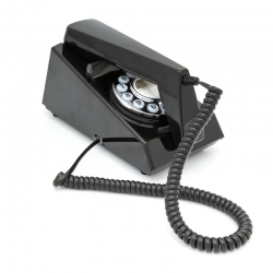 GPO TRIM PHONE PUSH BUTTON - BLACK