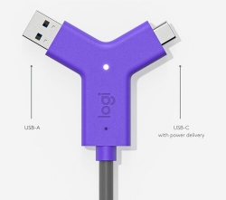 Logitech Swytch Hub Swytch Extender Swytch Connector with 1.5m / 4.9ft USB Cable 100-240v Swytch Hub Power Supply 100-240v