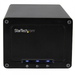 STARTECH.COM 2 BAY ENCLOSURE FOR DUAL 2.5" SATA DRIVES, USB 3.1, TB3 COMPATIBLE, RAID, 2YR (S252BU313R)