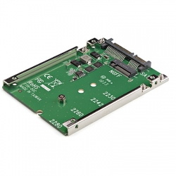 STARTECH.COM M.2 SSD TO 2.5" SATA ADAPTER CONVERTER, 7MM OR LARGER 2.5" SATA BAY, 2YR (SAT32M225)