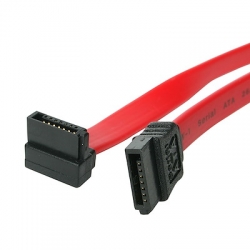 STARTECH.COM 18IN SATA TO RIGHT ANGLE SATA SERIAL ATA CABLE LIFETIME WARR SATA18RA1