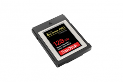 SanDisk Extreme PRO CFexpress Card Type B, SDCFE 128GB, 1700MB/s R, 1200MB/s W, 4x6, Limited Lifetime SDCFE-128G-GN4NN