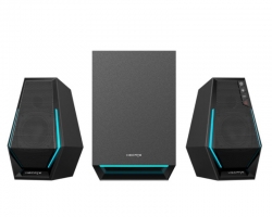 Edifier G1500 MAX 2.1 Wireless Gaming Speakers - 2.5" full range speaker driver unit and equipped with a 4" subwoofer for optimum bass G1500-MAX-BLACK