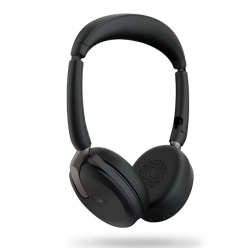 Jabra Evolve2 65 Flex Ms Stereo Bluetooth Headset, Link380a Usb-a Dongle, Foldable Design, 2Yr Warranty, 20 Hours Battery Life, Anc 30m Wireless Range 26699-999-999