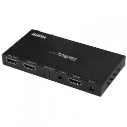 STARTECH.COM 2 PORT HDMI SPLITTER, 4K, SCALER, AUDIO EXTRACTOR, 2YR (ST122HD20S)