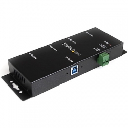 STARTECH.COM 4 PORT USB3.0 HUB, INDUSTRIAL, METAL, ESD PROTECTION, MOUNT, 2YR ST4300USBM