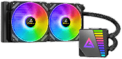 Antec Symphony 240 ARGBLiquid CPU Cooler: Symphony 240 ARGB, 240mm Radiator, 2x 120 ARGB PWM Fans, 277x120x27mm,Support: Intel LGA1200, LGA115x, LGA20xx*, AMD AM4, AM3, AM2, FM2, FM1
