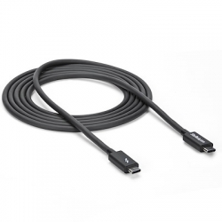 STARTECH.COM 2M THUNDERBOLT3 CABLE , 20GBPS, BLACK, 2YR (TBLT3MM2M)