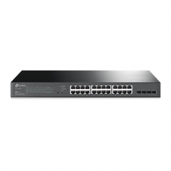 TP-Link JetStream 28-Port Gigabit Smart Switch with 24-Port PoE+, 5-Year WTY TL-SG2428P