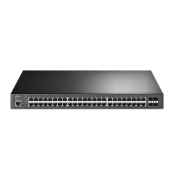TP-Link JetStream 48-Port Gigabit and 4-Port 10GE SFP+ L2+ Managed Switch with 48-Port PoE+, RJ45/Micro-USB Console Port, 5-Year WTY TL-SG3452XP