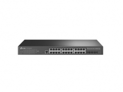 TP-Link JetStream 24-Port Gigabit L2+ Managed Switch with 4 10GE SFP+ Slots and UPS Power Supply, 5-Year WTY-(TL-SG3428X-UPS)