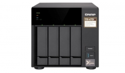 QNAP TS-473A-8G 4 Bay NAS 8G DDR4 AMD V1500B quad-core 2.2 GHz processor 2x M.2 2280 PCIe Gen3 x1 slots Hot-swappable 3xUSB 3.2 3YR WTY