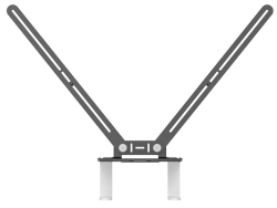 Logitech TV MOUNT FOR VIDEO BARS N/A WW TV MOUNT 952-000041