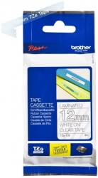 Brother 12MM WHITE ON CLEAR TZ TAPE (8VA91395221)