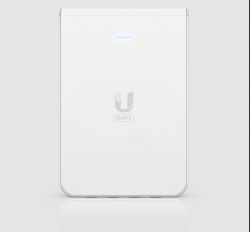 Ubiquiti Wall-mounted WiFi 6 access point with a built-in PoE switch U6-IW