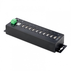 STARTECH 10 PORT INDUSTRIAL USB 2.0 HUB, MOUNTABLE USB EXPANSION HUB 2YR USB210AIND-USB-A-HUB