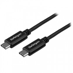 STARTECH.COM 1M USB-C 2.0 CABLE, TB 3 COMPATIBLE, BLACK, LTW USB2CC1M