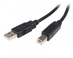 STARTECH.COM 0.5M USB2.0 A TO USB2.0 B CABLE, M TO M, LTW  USB2HAB50CM