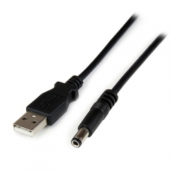 STARTECH.COM 1M USB A TO 5.5mm DC BARREL CONNECTOR (5V), LTW USB2TYPEN1M