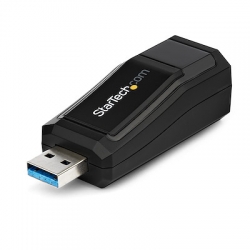 STARTECH.COM USB3.0 TO GIGABIT ETHERNET ADAPTER, BLACK, 2YR  USB31000NDS