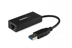 STARTECH.COM USB 3.0 TO GIGABIT ETHERNET NIC NETWORK ADAPTER 10/ 100/ 1000 2 YR USB31000S