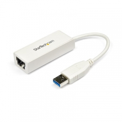 STARTECH.COM USB3.0 TO GIGABIT ETHERNET ADAPTER, WHITE, 2YR (USB31000SW)