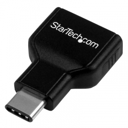 STARTECH.COM USB-C (THUNDERBOLT3) TO USB3.0 ADAPTER, M TO F, BLACK, 2YR USB31CAADG