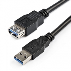 STARTECH.COM 2M USB3.0 A TO A EXTENSION CABLE, M TO F, BLACK, LTW USB3SEXT2MBK
