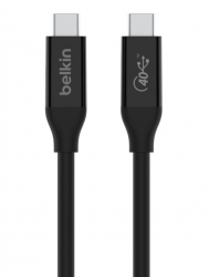 Belkin Belkin USB 4.0 Cable (USB-C to USB-C) (Backwards compatible incl. TB3) INZ001BT0.8MBK